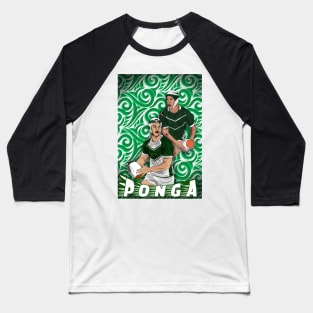 PONGA Maori allstars Baseball T-Shirt